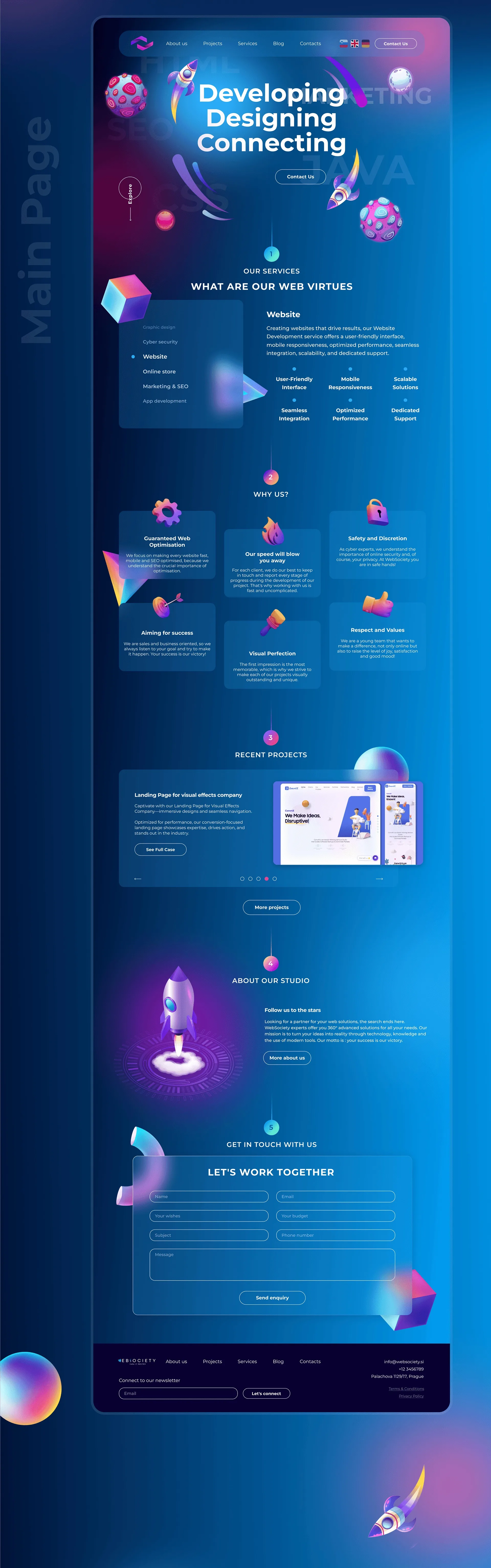 Websociety web studio website