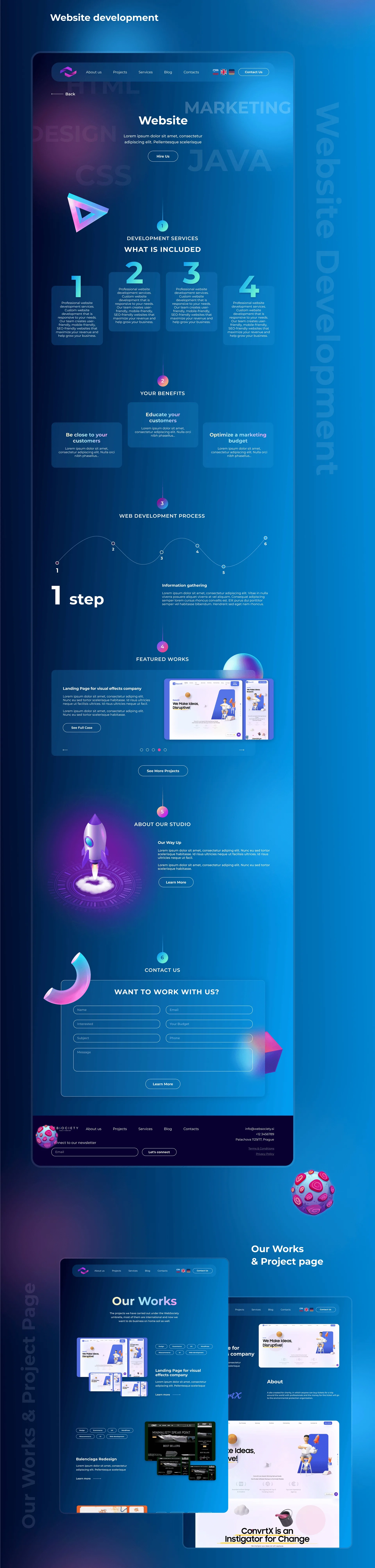 Websociety web studio website